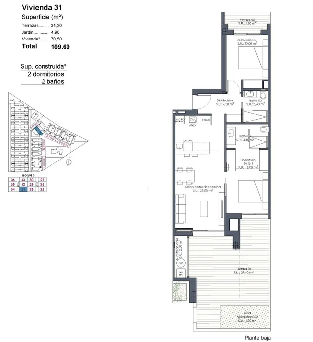 Apartamentos de nueva construcción en La Serena Golf-Los Alcázares, cerca de la playa — 31