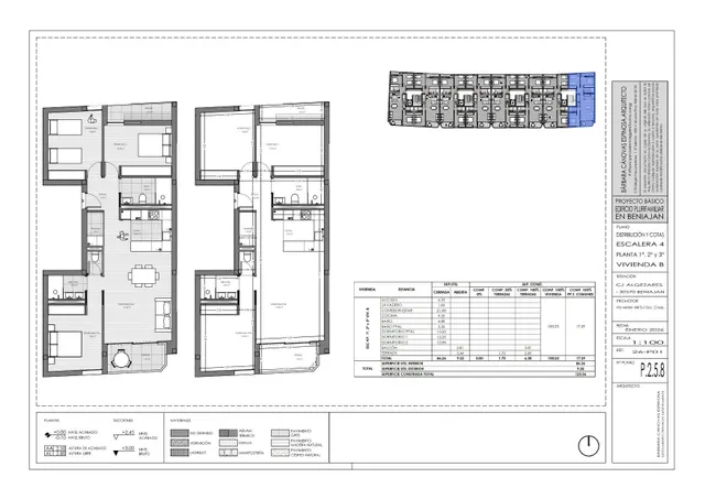 Obra Nueva 2ºB Escalera IV con jardines y piscina en zonas comunes, con terraza y balcón dando a la piscina — 20