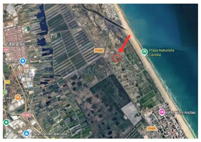 TERRENO RÚSTICO CERCA DE LA PLAYA DE L’AHUIR – GANDIA - foto 2