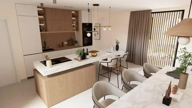 Villas contemporáneas de una sola planta en Altaona Golf Resort Murcia — 12