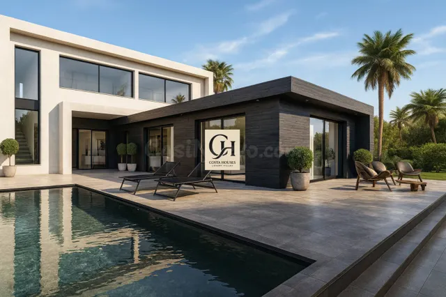 VILLA MINOS · ARQUITECTURA CONTEMPORÁNEA EN MONTE OLIMPO, JÁ