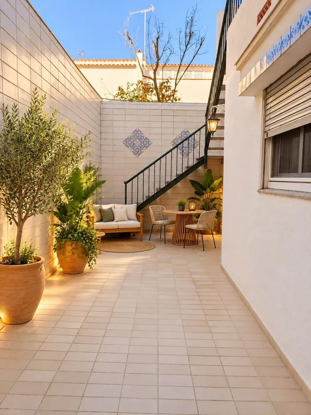 Casa típica en Badalona con patio y dos terrazas a 5 min del mar — 34