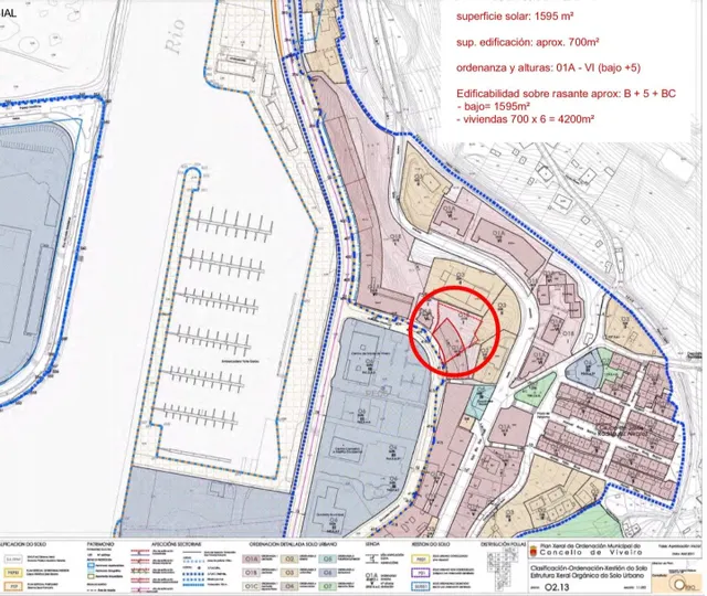 Solar en venta frente al puerto deportivo de Viveiro | proyecto para 40 viviendas — 12