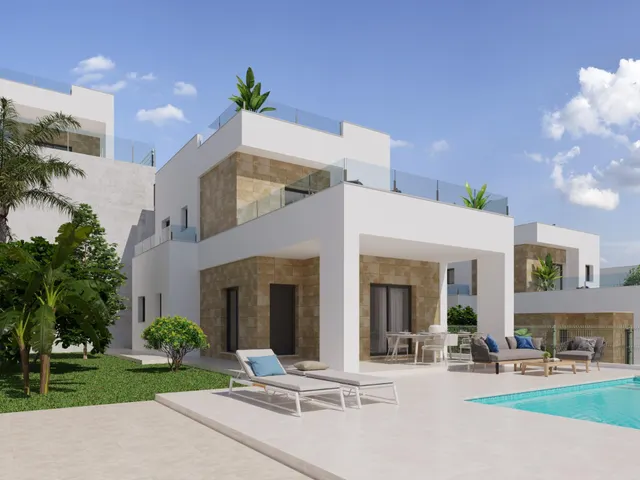 Impresionantes villas de nueva construcción en Polop con vistas al mar — 2
