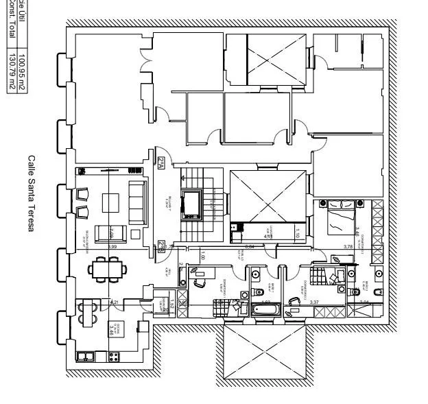 Piso de tres dormitorios calle Santa Teresa — 27