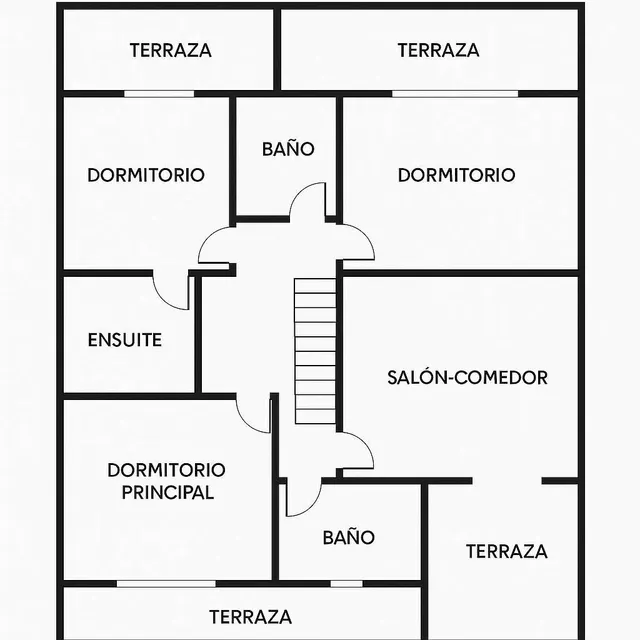 ÁTICO EXCLUSIVO CON VISTAS, TERRAZAS, PISCINA Y GARAJE – A 250 M DE LA PLAYA — 43