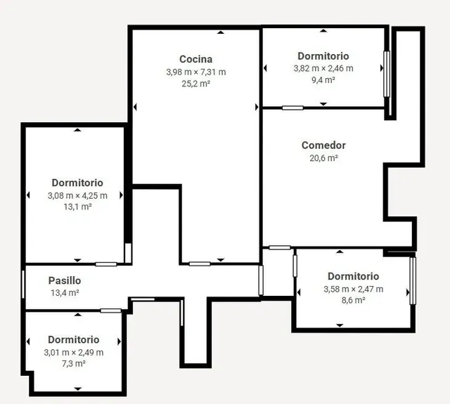 Amplia vivienda de 4 habitaciones en zona cervantes – Alaquàs — 27