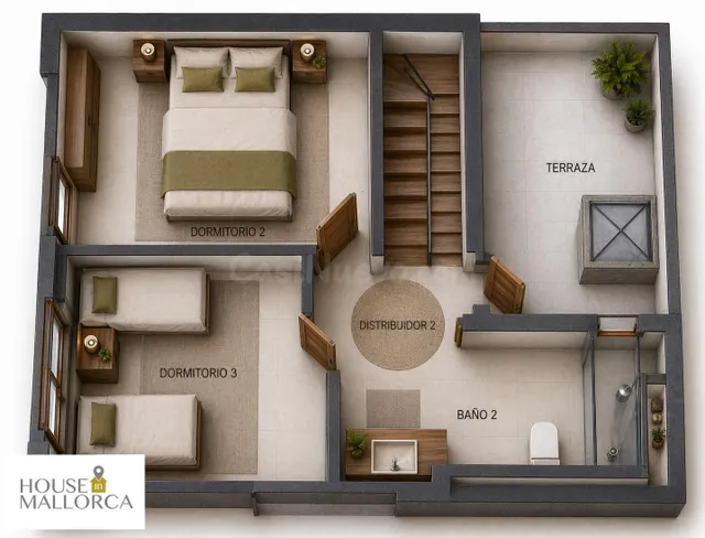 Chalet Adosado Esquinero de Obra Nueva en Inca - foto 5