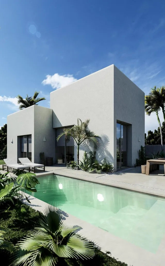 Villa exclusiva de 3 dormitorios con piscina privada en Oliva Nova Golf Resort — 19