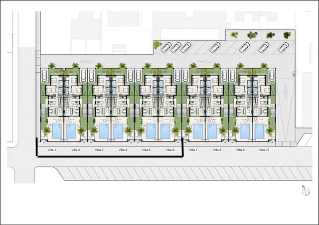 Pareado a la venta de 3 dormitorios en los Nietos, La Manga del Mar Menor. — 27