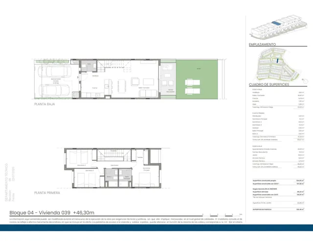 es un magnífico residencial de chalets adosados de 3 y 4 dormitorios con jardines y cocinas equipadas — 11