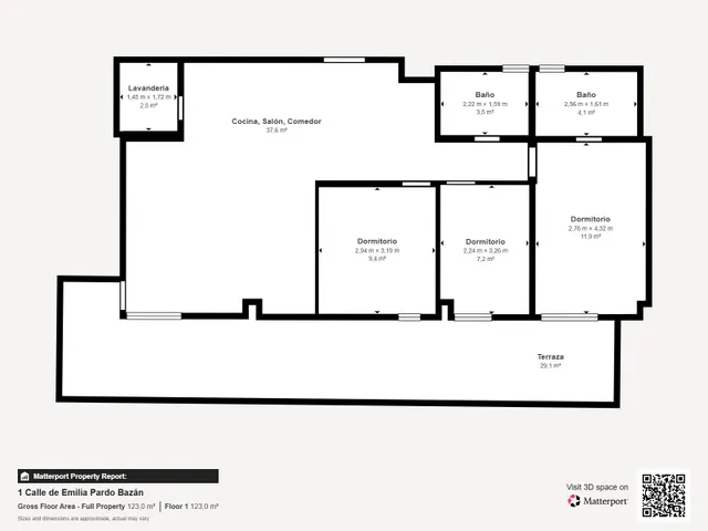 Planta baja con terraza privada, 3 dormitorios, 2 baños y garaje — 31