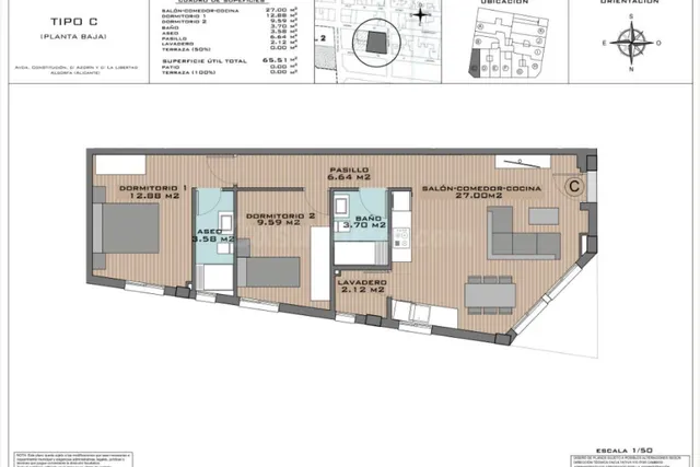 Apartamento 3 habitaciones 83m² en venta - Pueblo 3 — 12