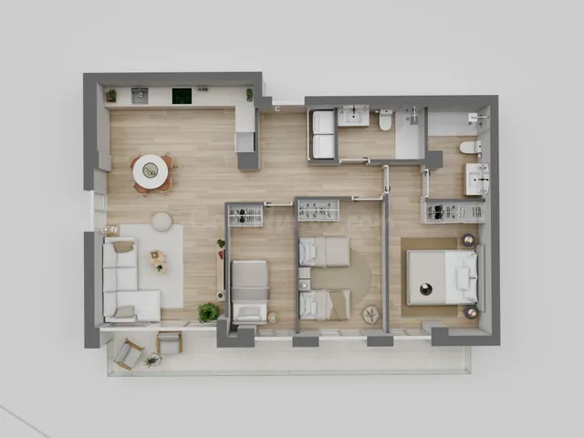 Piso 3 habitaciones OBRA NUEVA PAI Molí d'Animeta - foto 3