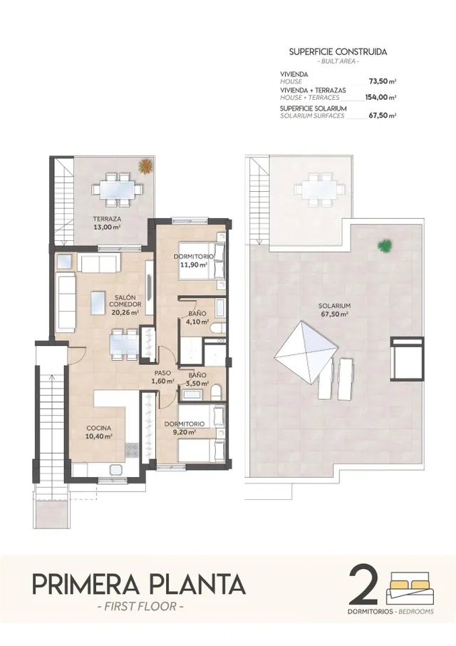 Bungalows de Obra Nueva en San Miguel de Salinas – Naturaleza, Golf y Confort — 19