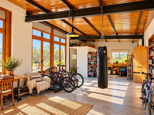 Finca de 11.000 m2 con 2 edificaciones y gran sala polivalente en Jérica — 28