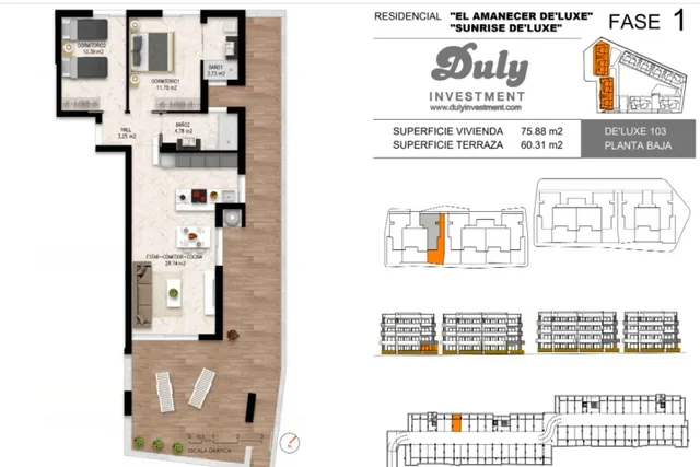 Apartamento 2 habitaciones 85m² en venta - Punta Prima — 13