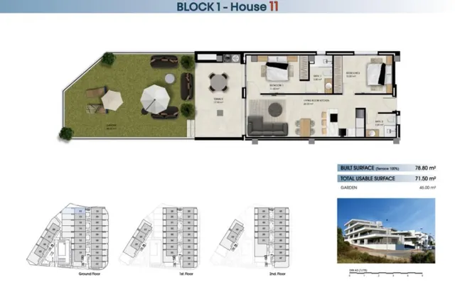 Apartamento 2 habitaciones 78m² en venta - El pinet — 7