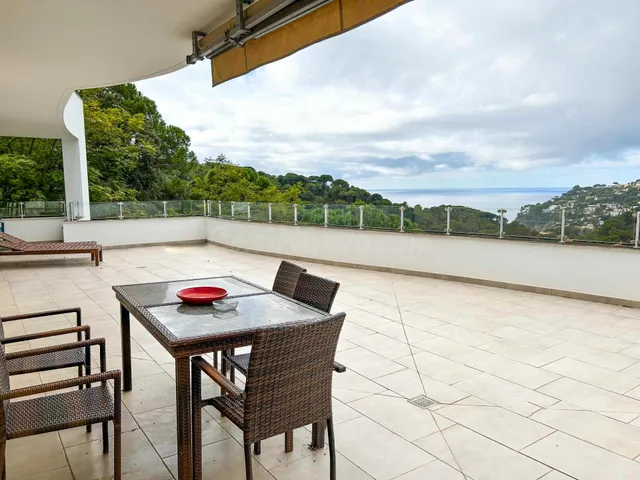 Villa con vistas al mar.