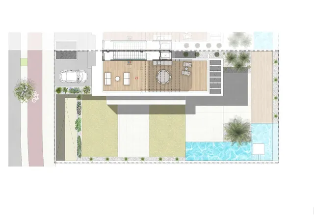 Exquisita Villa en Monforte del Cid. Campo de golf. — 20