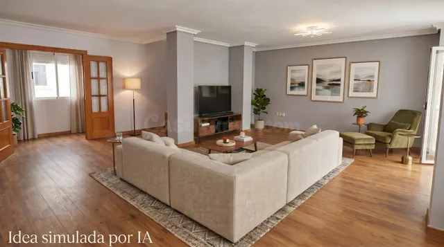AMPLIO PISO CÉNTRICO CON GRAN TERRAZA CERCA DE LA PLAYA - foto 4