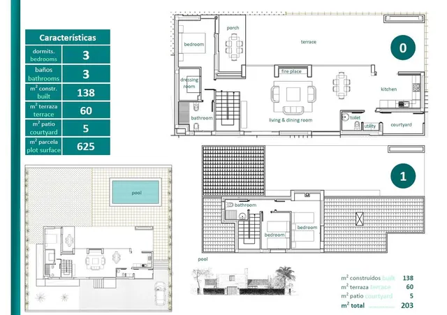 Elegantes villas independientes con piscina privada en Peraleja Golf Resort - Costa Cálida — 15