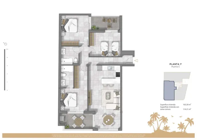 Apartamento 3 habitaciones 93m² en venta - CENTRO — 9