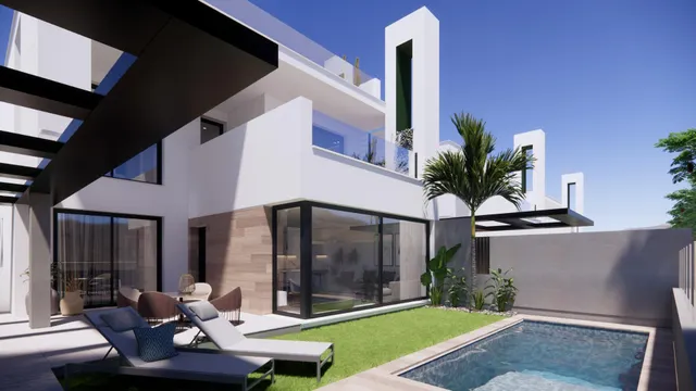 VILLAS DE OBRA NUEVA EN COMPLEJO PRIVADO EN LA PROVINCIA DE MURCIA — 15