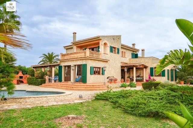 Finca rústica con espectacular casa con piscina y jardín mediterráneo en Consell, mallorca. — 29