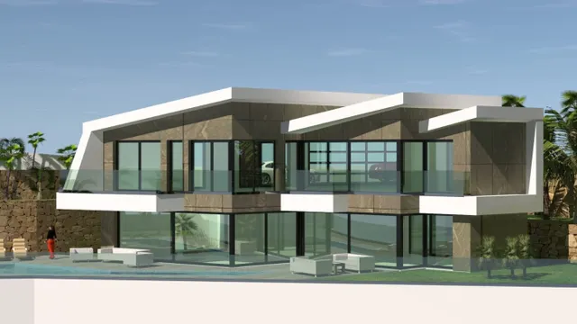 Próximamente proyecto nuevo de 4 villas de lujo estilo moderno — 4