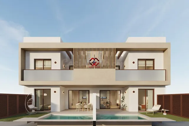Bungalows de nueva construcción exclusivos con piscina privada en San Pedro del Pinatar — 2