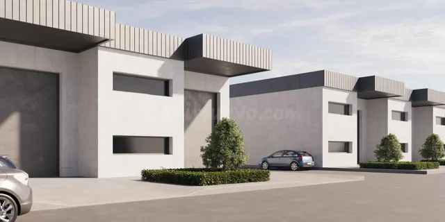 Parcela con proyecto básico de 17 naves industriales en el P - foto 2