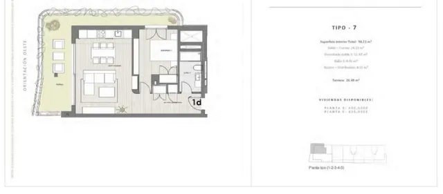 Apartamento 3 habitaciones 92m² en venta - Parque Central — 5