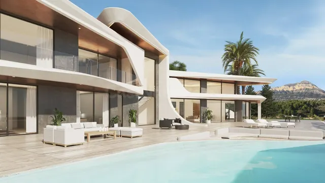 Villa Neptune. Villa de lujo de estilo futurista a la venta  - foto 3