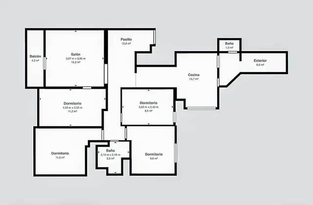 Primer piso reformado con ascensor, terraza y balcon, en bons aires — 23