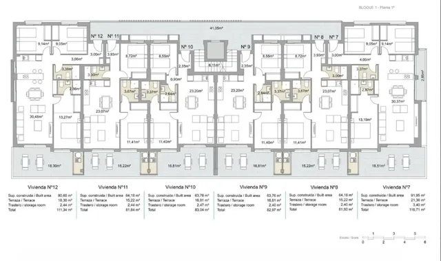 Apartamento 2 habitaciones 100m² en venta - Zona Pueblo — 11