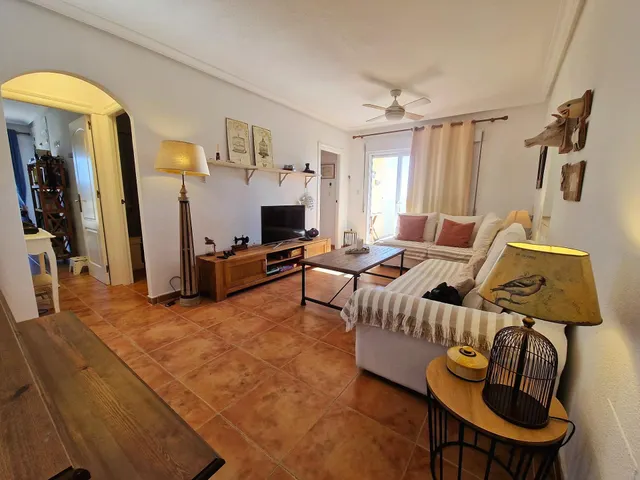 Apartamento reformado con vistas al Mediterráneo y espectacular solárium privado en Residencial Ipanema, La Manga km 2 — 14