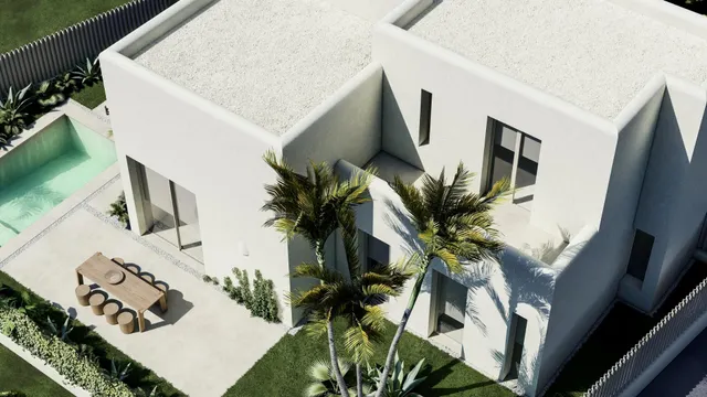 Villa exclusiva de 3 dormitorios con piscina privada en Oliva Nova Golf Resort — 12