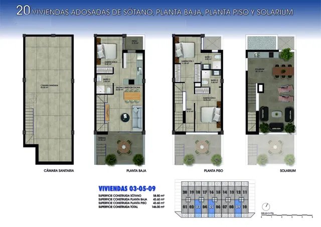 Adosado 3 habitaciones 146m² en venta - Comunidad valenciana — 33