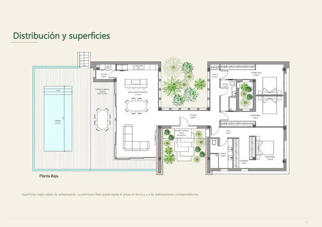 Villa exclusiva de nueva construcción de 3 dormitorios con piscina privada en gran parcela en Daya Vieja (Alicante) — 8