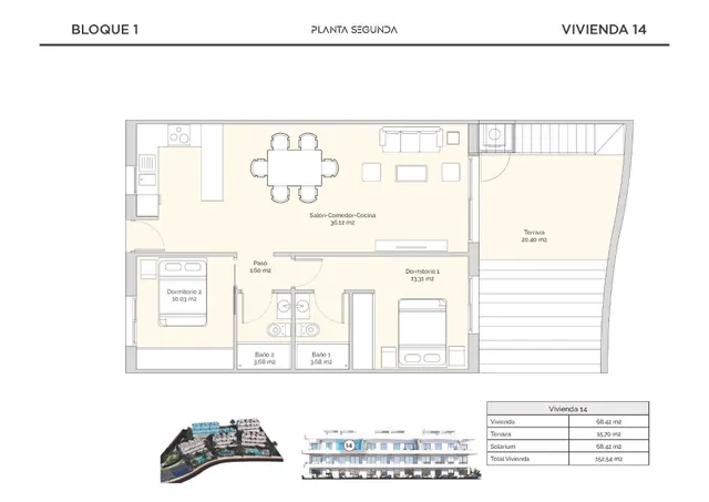 Ático 2 habitaciones 68m² en venta - Golf Puig Campana — 18