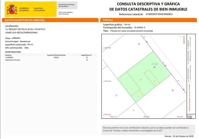 Venta de Vivienda en Vila-Seca, Tarragona. Activo Inmobiliario Si Posesión / No Se Puede Visitar / Ni Financiar. — 3