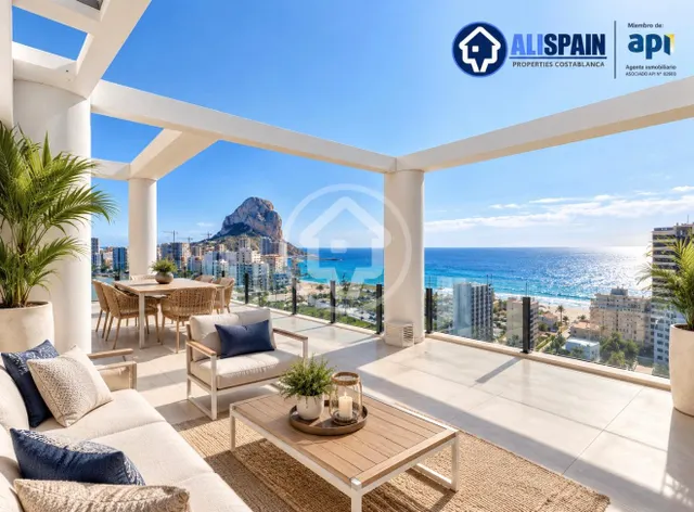 Espectacular ático con vistas al mar - calpe Alicante — 7