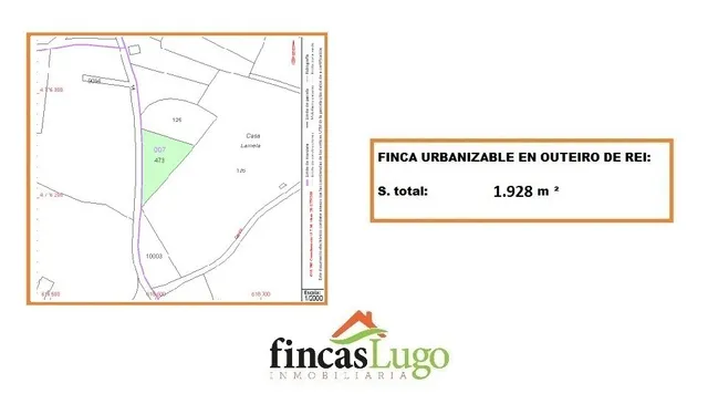 TERRENO URBANO EN VILELA, OUTEIRO DE REI