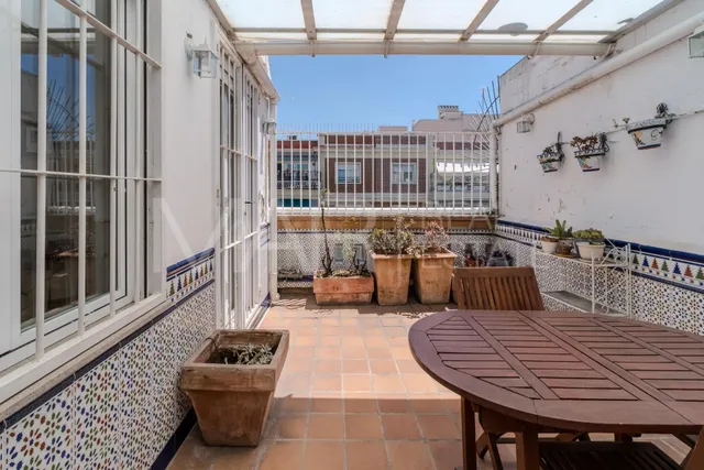 Ático con terraza en Chamberí