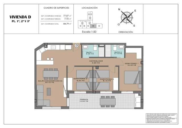 Apartamento 3 habitaciones 92m² en venta - Eroski — 9