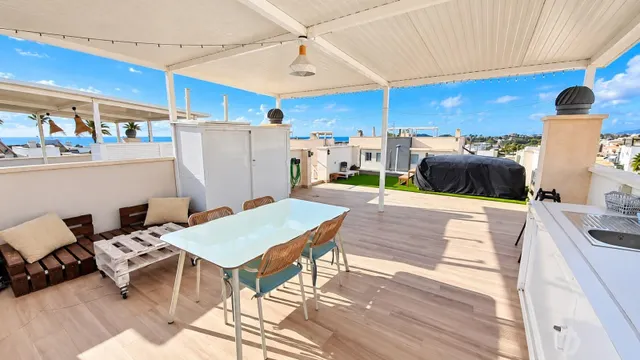 ¡¡en el alamillo a 150 metros del mar!! 2 hab + solárium con jacuzzi y vistas 360º panorámicas — 13