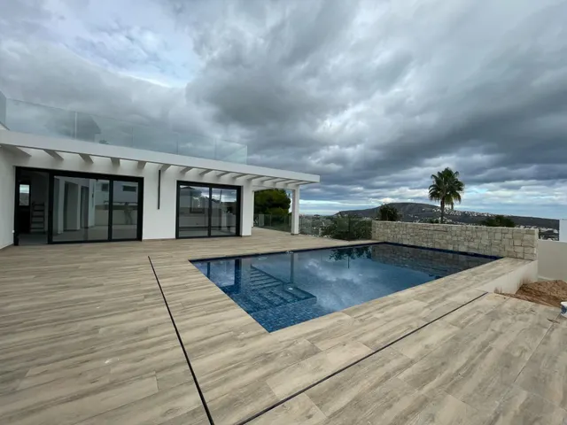 Nuevo y moderno Chalet en Benimeit, Moraira con vistas al mar — 25