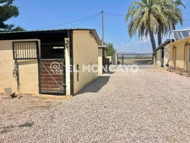 Fantástica finca rústica con piscina privada e instalaciones para caballos junto al Parc Natural del Fond en Dolores, Alicante — 34