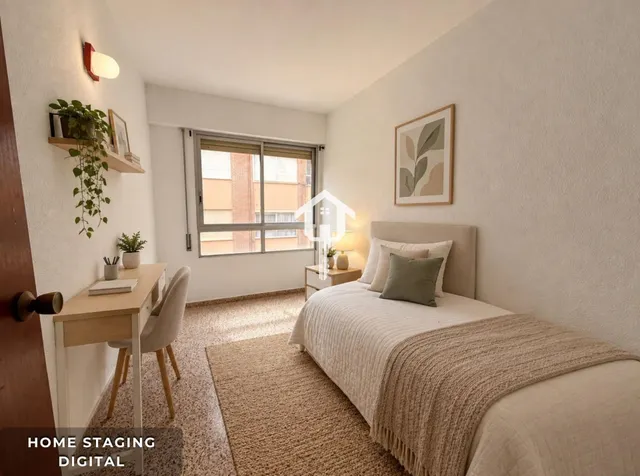 PISO EN VENTA EN ALICANTE. ZONA DE BABEL. 74m2, 4 habitaciones, 1 BAÑO Y 1 ASEÑO, TERCERA PLANTA CON ASCENSOR. — 9